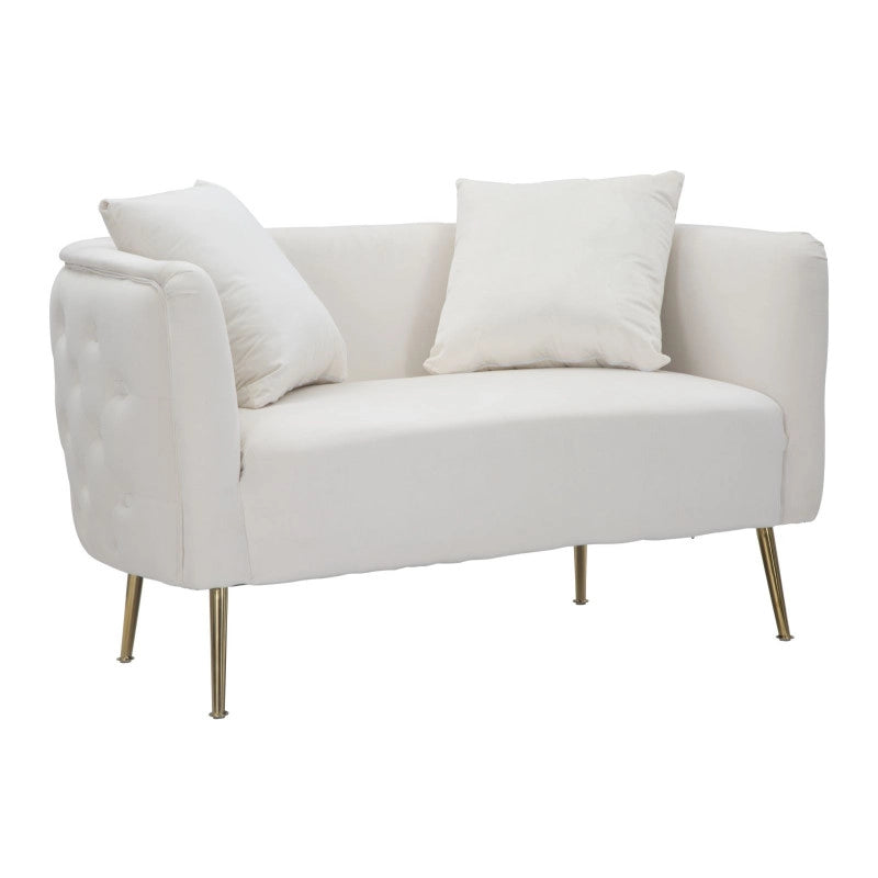 Divanetto Bucarest Crema cm 127x74x73