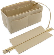 Organizzatore per donne - organizzatore per borsa e borsa a mano - XL - beige