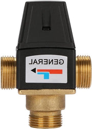 Mangiatore termoregolabile con connessioni maschili per serbatoio solare - raccordo in ottone DN20 - 3 vie 31101000.
