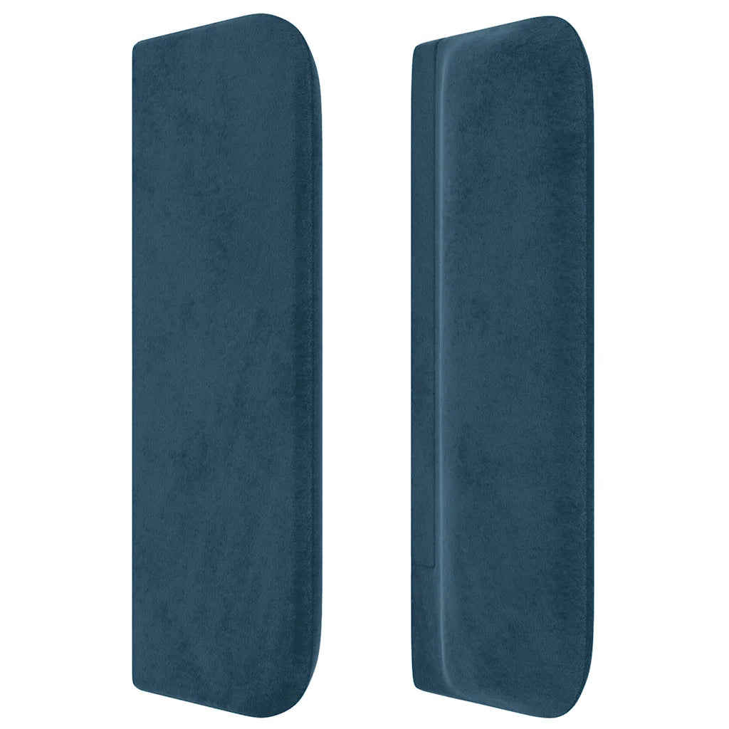 Testiera ad Orecchio Blu Scuro 103x16x78/88 cm in Velluto 3118814