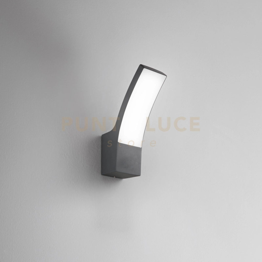 APPLIQUE LED SAIL ANTRACITE 12W 1440LM CCT 3000K / 4000K IP65 8X16X24,5CM