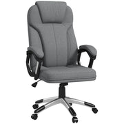 Sedia da Ufficio Girevole con Basculante ¨C zephmum ¨C Grigio 66x75x110-120cm
