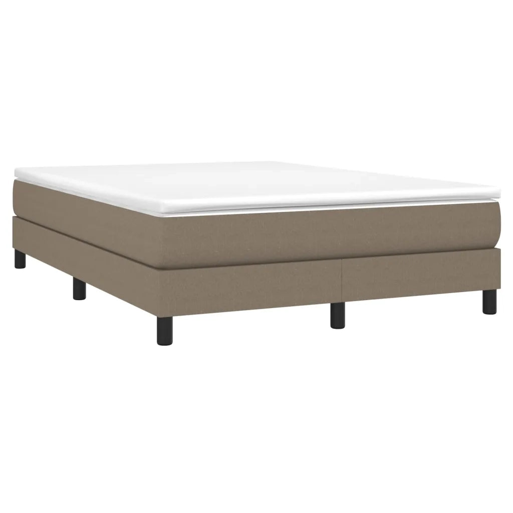 Struttura Letto a Rete a Molle Tortora 140x200 cm in Tessuto 3120520