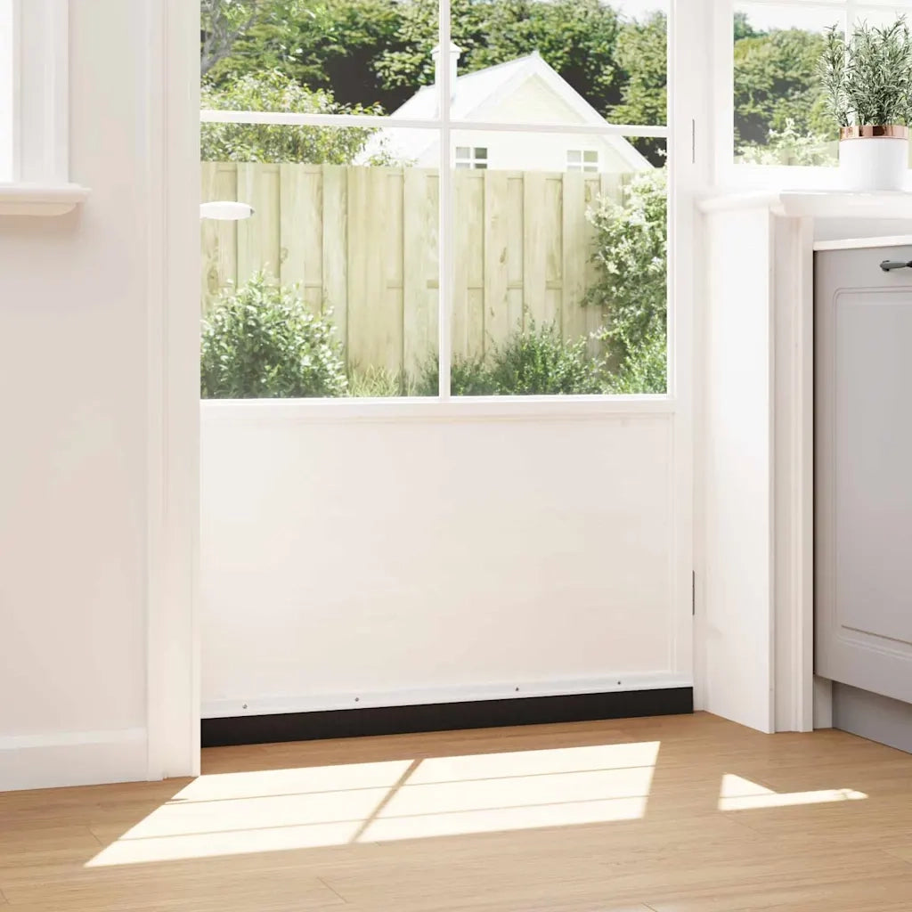Spazzole per porte a vite 6 pz Bianco 100 cm Lega di alluminio CFW6545309