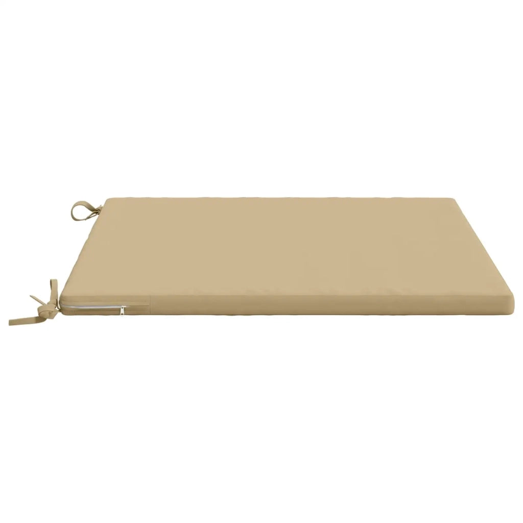 Cuscini per Sedia in 4 Pezzi SOEST 4 pz 100% Poliestere Beige 944960
