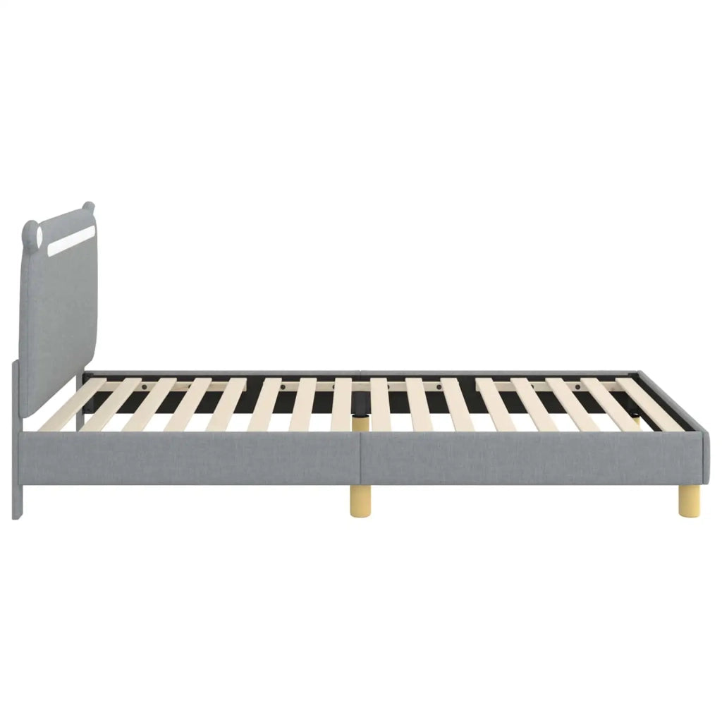 Struttura letto bambini con testata Grigio chiaro 90 x 200 cm 42011224