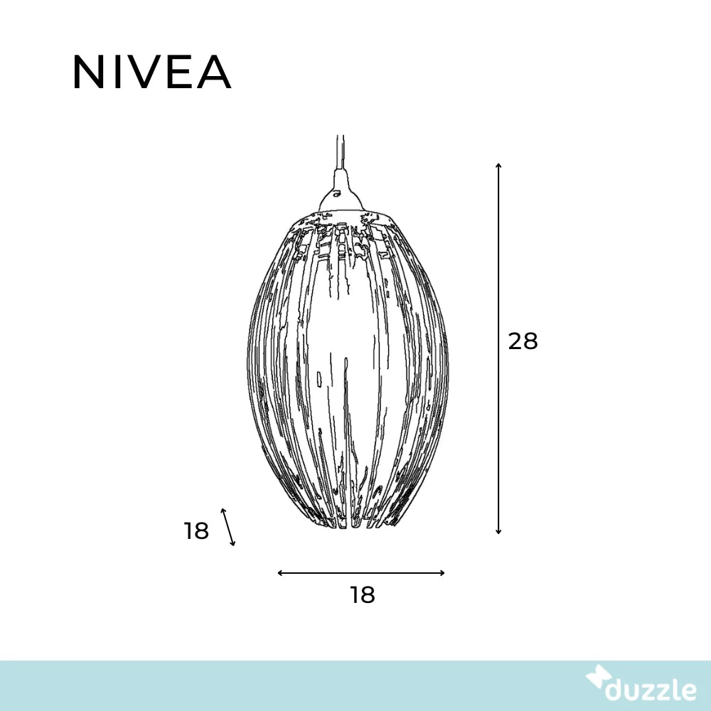 Lampada a sospensione in metallo Nivea violetto | Duzzle