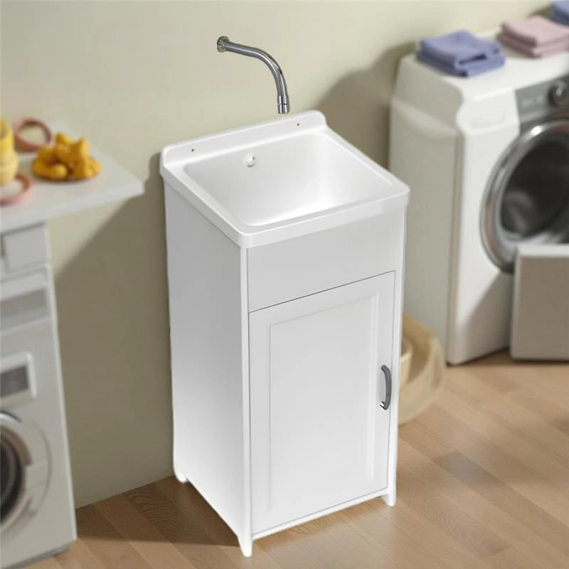 MINI LAVATOIO IN RESINA ESTREMAMENTE COMPATTO E STABILE PER INTERNI E ESTERNI 40LX40PX85H CM
