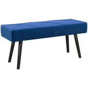 Piediera con Cuscino ¨C zephmum ¨C Blu Scuro 100x36x45 cm