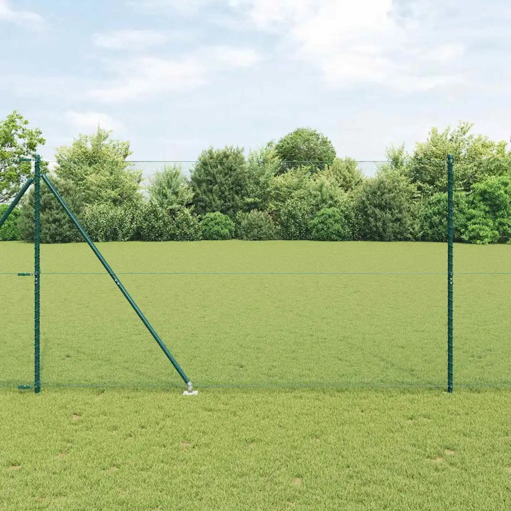 Palo della recinzione Verde 25 x 1,5 m (rete da 13 mm) Acciaio