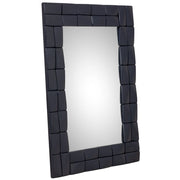 Specchio in legno nero 62x2.5x84h cm