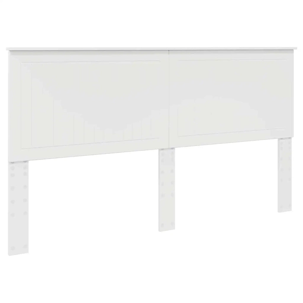 Testiera | Testata con Testiera | Testata Bianco 180 cm Legno multistrato
