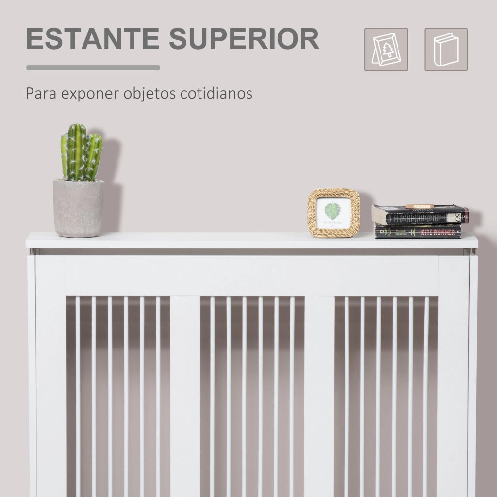 Cubrerradiador MDF Bianco Moderno ¨C zephmum ¨C 90x18x84 cm