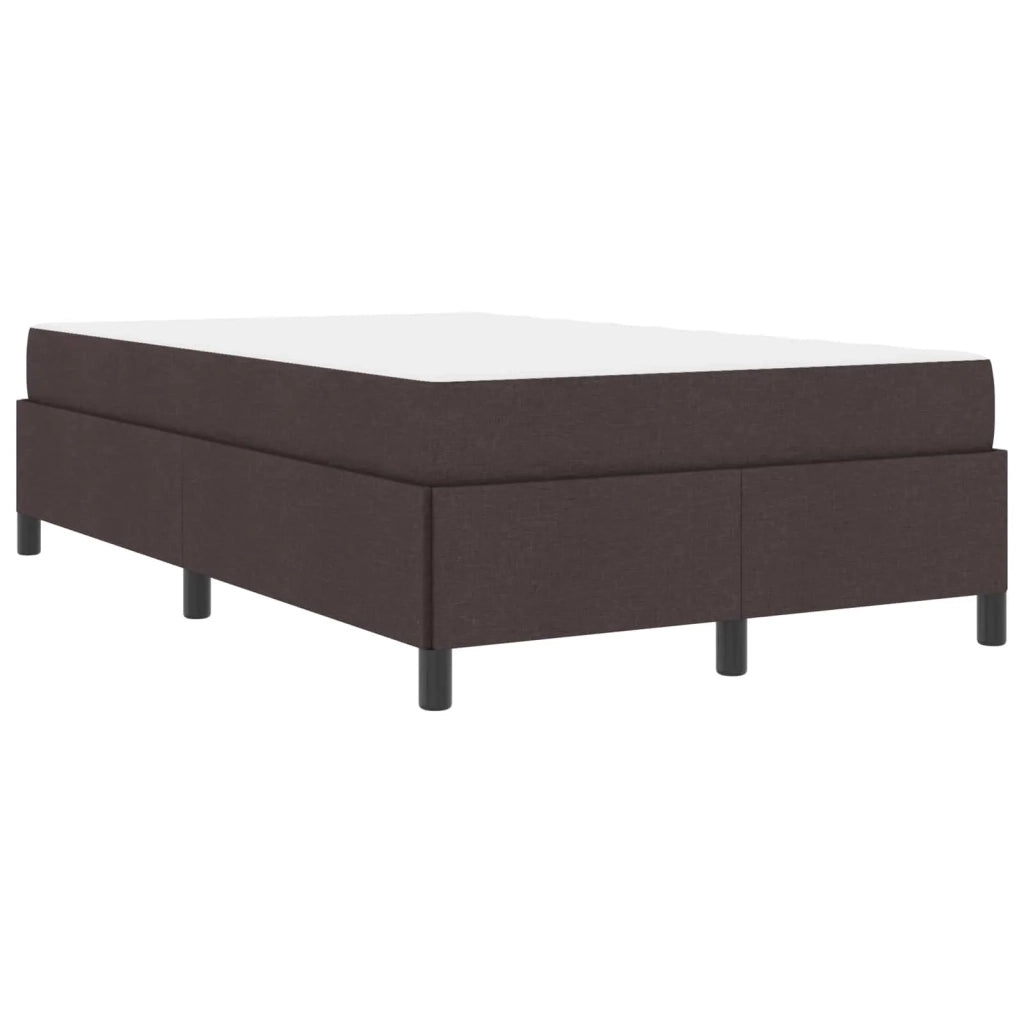 Letto a molle Marrone Scuro 120 x 200 cm Tessuto 3398853