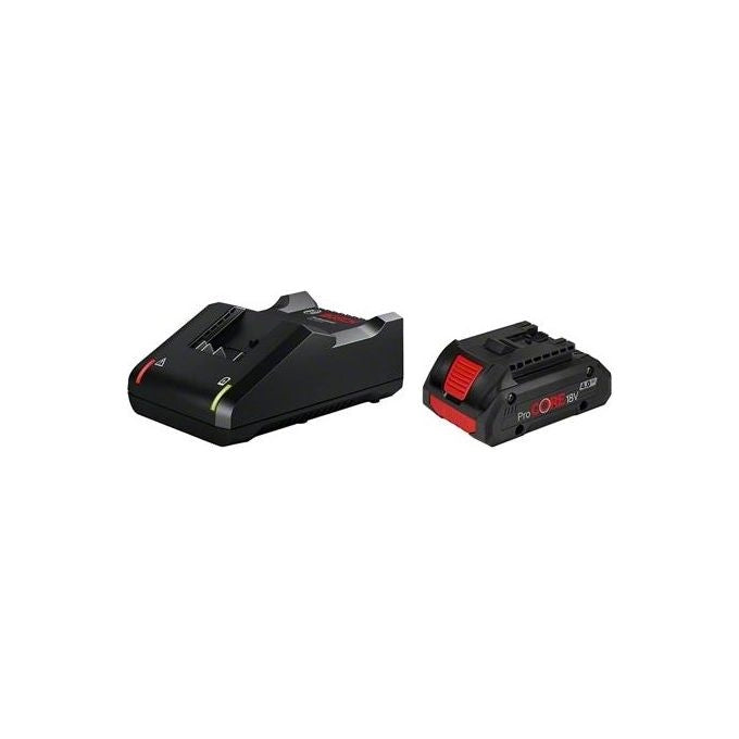 Bosch 1 600 A01 U7U Set batteria e caricabatterie 18 V 4 Ah Ioni di Litio colore Nero