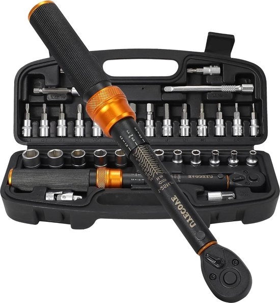 Chiave Torx per Bicicletta 1-25 Nm 1/4 pollici 33 configurazione compatta con micro- regolazione per precisione 01 NM