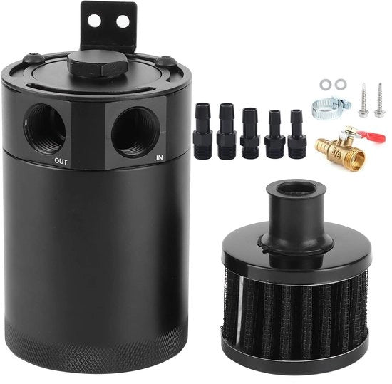 Tank di raccolta olii per autoveicoli - Materiale leggero in alluminio - Corrosione resistente - Installazione semplice - Canale di raccolta olii