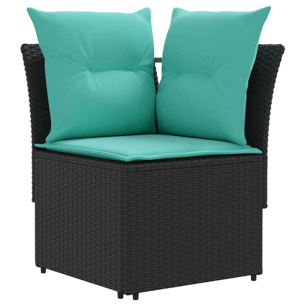 Sofa da giardino-Divano con braccioli da giardino con divano angolare 2 Pezzo 892035