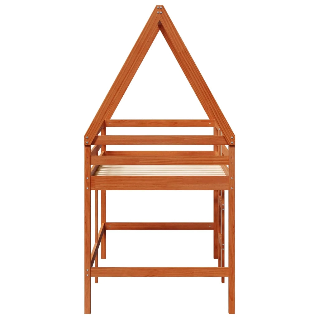 Struttura per letto soppalco Marrone Cera 90 x 190 cm 3422711