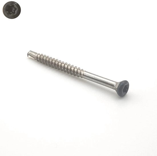 Viti autoalleviative - RAL 7016 - Antracite - Acciaio inossidabile - 100 pezzi