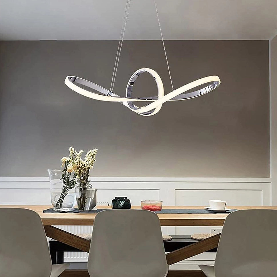 Lampadario Plafoniera a Sospensione illuminazione a Led Design Moderno ambienti Domestici e commerciali luce bianca naturale 4000K