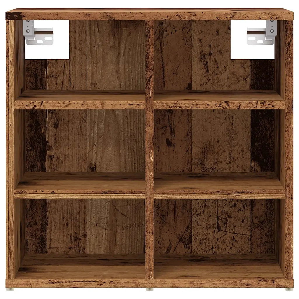 Scarpiere 2 pz-Set di 2 Scaffale per scarpe Legno Antico 52x30x50 cm