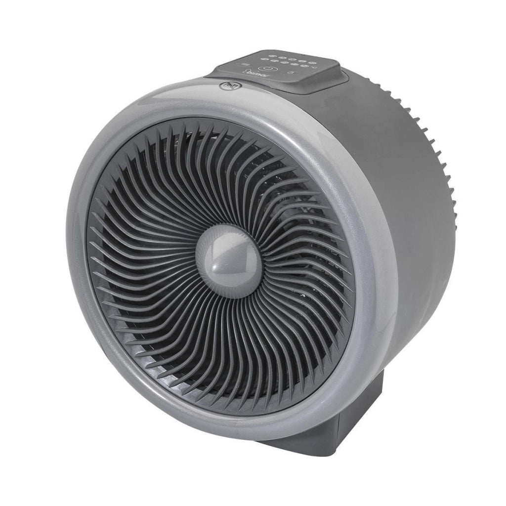 Bimar HF205 Termoventilatore 2 in 1 Stufetta Elettrica 2000W Termostato Regolabile 18-30°C Portatile colore Grigio