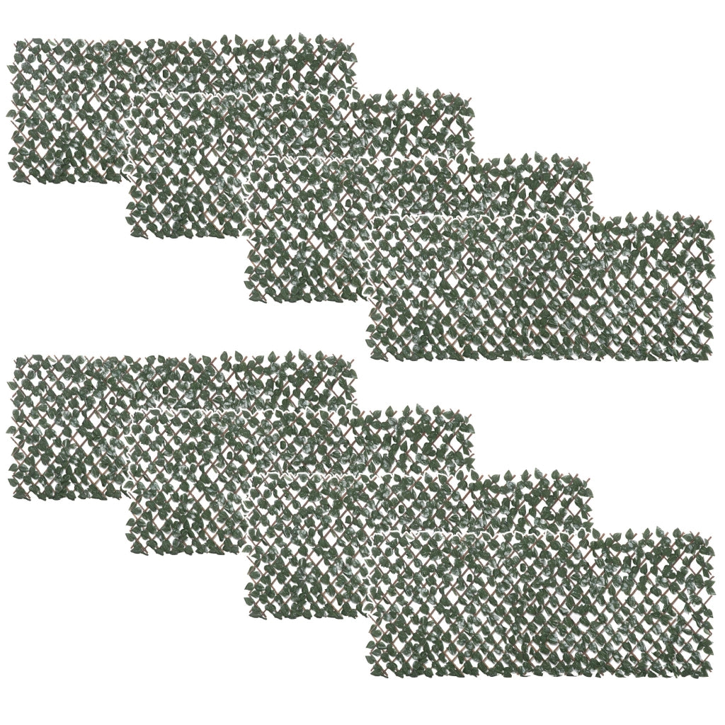 Siepe Artificiale per Balcone da 8 Pezzi ¨C Minimal ¨C Verde 200x100 cm