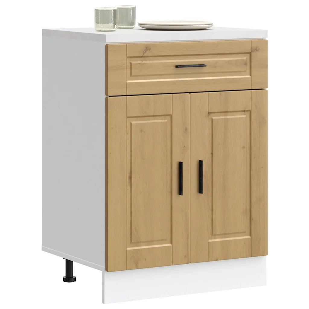 Base da Cucina-Mobile Base da Cucina Porto Rovere Artigianale Legno Multistrato 611090