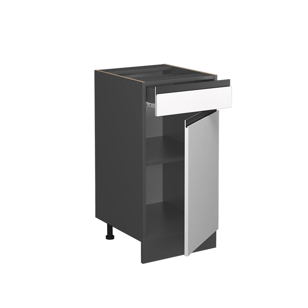 Vicco Mobiletto base per cucina Bianco 40 cm , PL Antracite