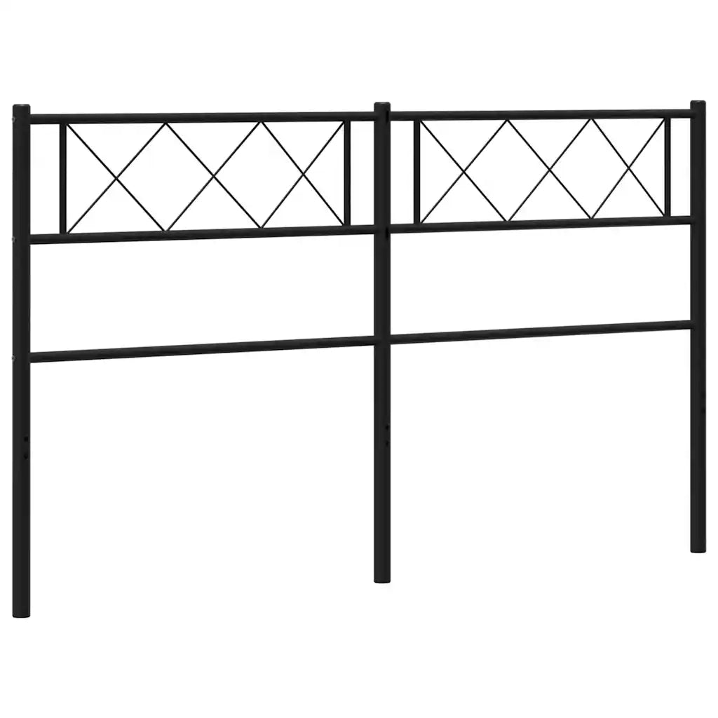 Testiera di Ricambio in Metallo Nero 120 cm 372308