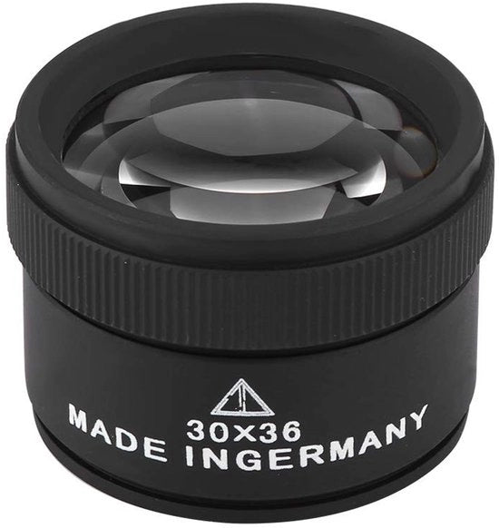 Vergrootglas 30-volti - Ottica per adulti - Ottica per monete - Ottica per francobolli - Ottica per gioielli - Struttura in acciaio inox, durata e leggerezza