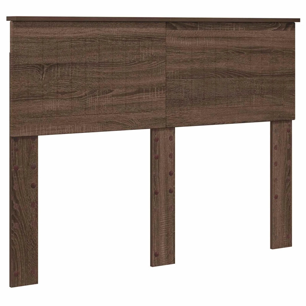 Struttura del letto Rovere Marrone 120 x 190 cm Pino massello