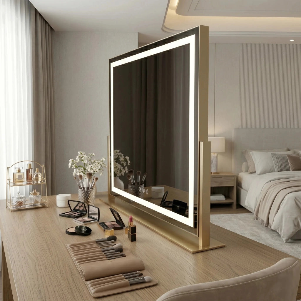 Specchio Led Studio L.gold 58x45