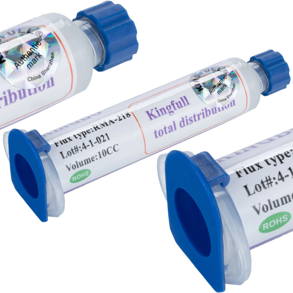 Topnik Flux in Siringa Kingbo 218 10cc – Tipo No-Clean, Consistenza Gel | Ideale per Reballing e Saldatura BGA, SMD