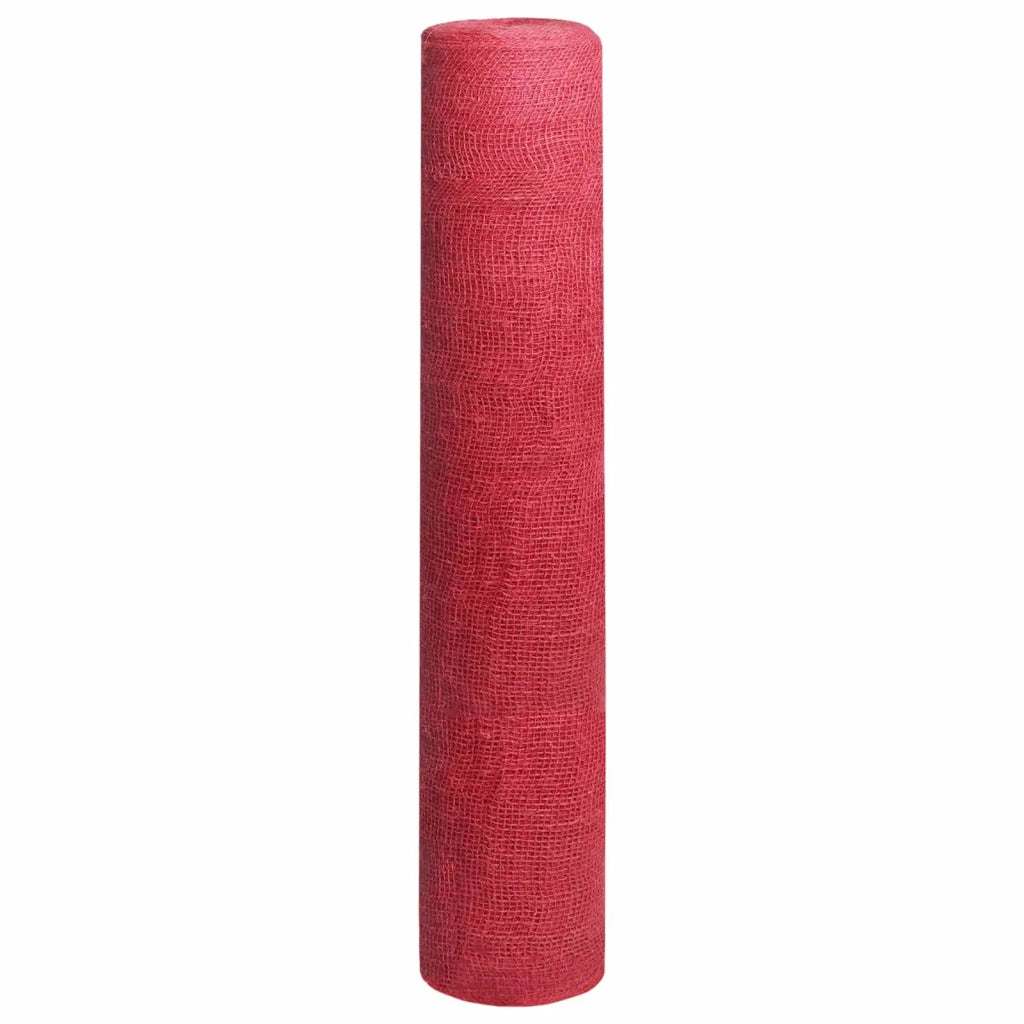 Rotolo di Juta 160 x 1000 cm Rosso 42012177