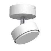 Faretto soffitto tondo bianco orientabile GX53 9W DROP