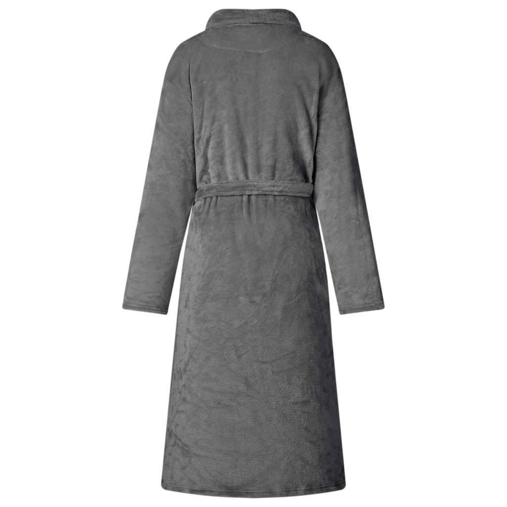 Accappatoio senza Cappuccio Grigio scuro xxxl Flanella 42017278