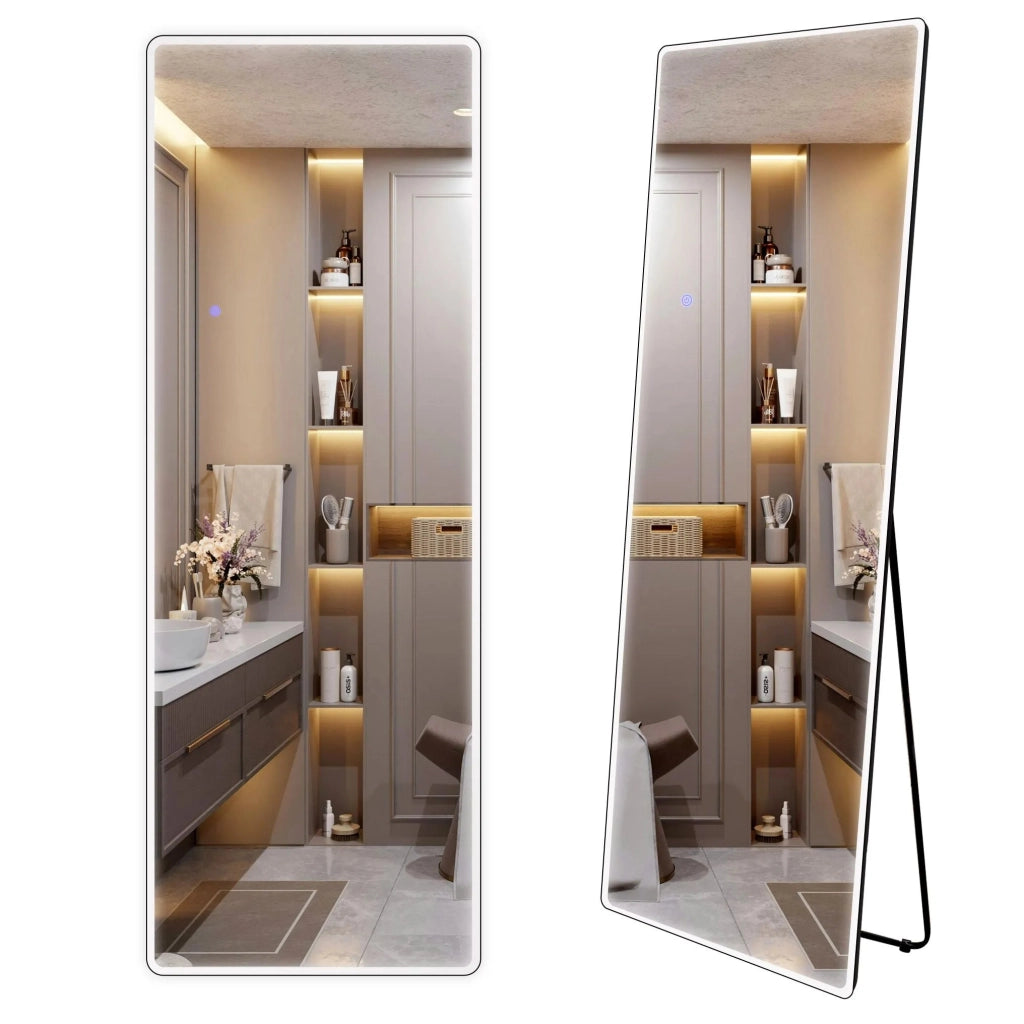 Specchio Led Classico 50x160cm Black