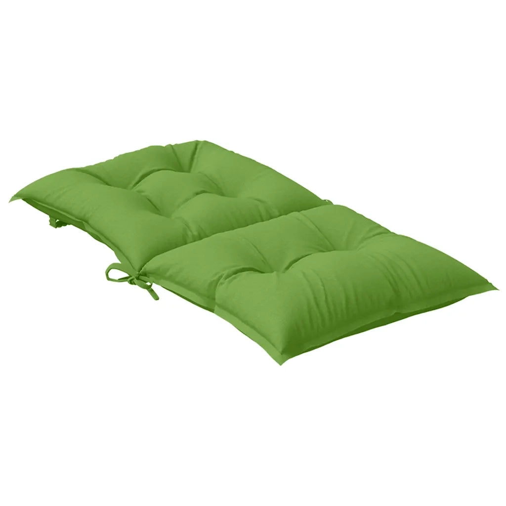 Cuscini Sedia Schiena Bassa 6 pz | Cuscini per sedie Verde M¨¦lange 100x50x7 Tessuto