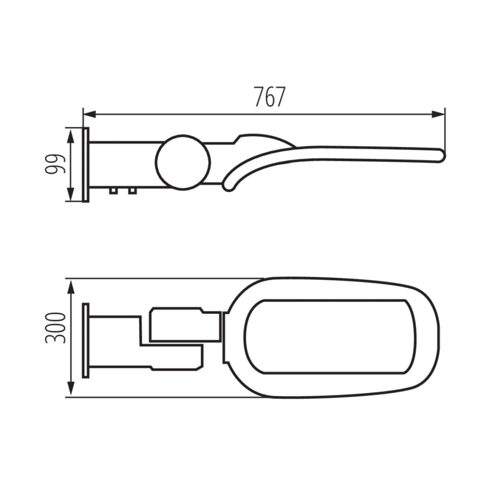 Lampada stradale LED 200W 4000K IP65 Kanlux 36233