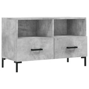 Mobile per TV | Armadietto TV | Mobile Porta TV Grigio Cemento 80x36x50 cm Legno Multistrato