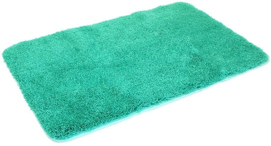 Smaragdgroene badmat microvezel 80x150 cm