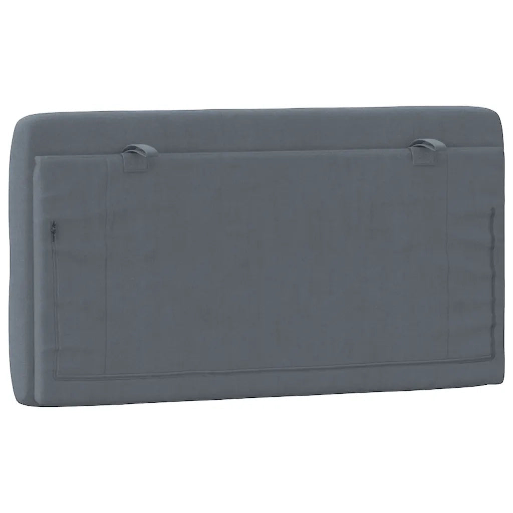 Cuscino testiera Grigio Scuro 100 cm in Velluto 3207723