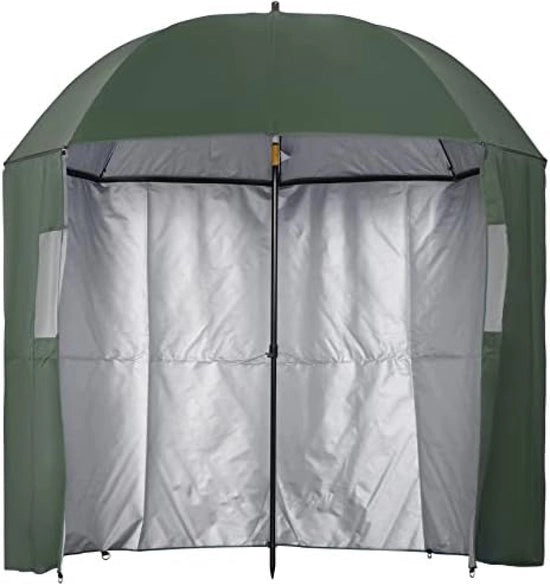 Ombrellone - Flessibile - 2,2 m Parasole - con Parete Laterale - Zonterzo - Zonnetinte - Poliestere - Verde