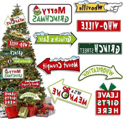 Decorazioni di Natale - 18 pezzi di appendi decorazioni per feste di Natale e regali di Natale