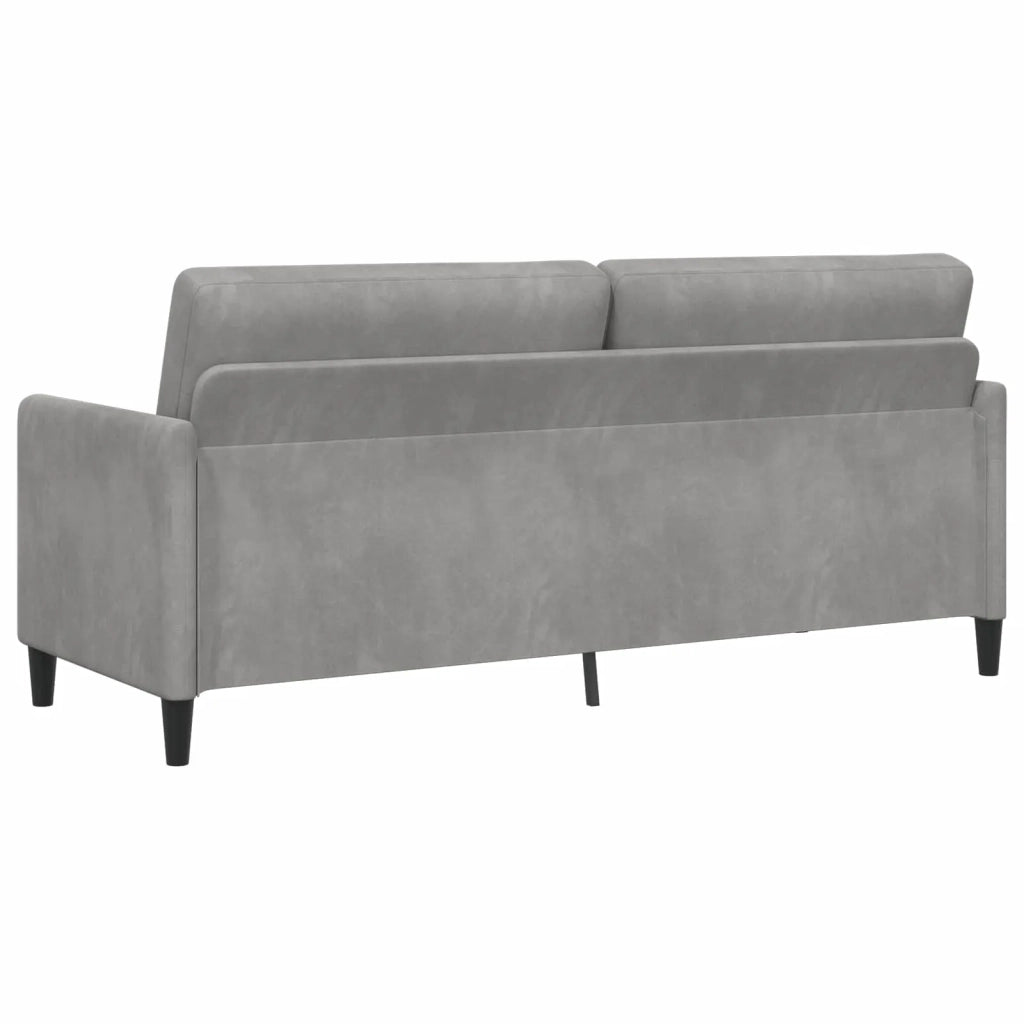 Divano con Storage Grigio Chiaro 192 x 78 x 87 cm Poliestere 42036989