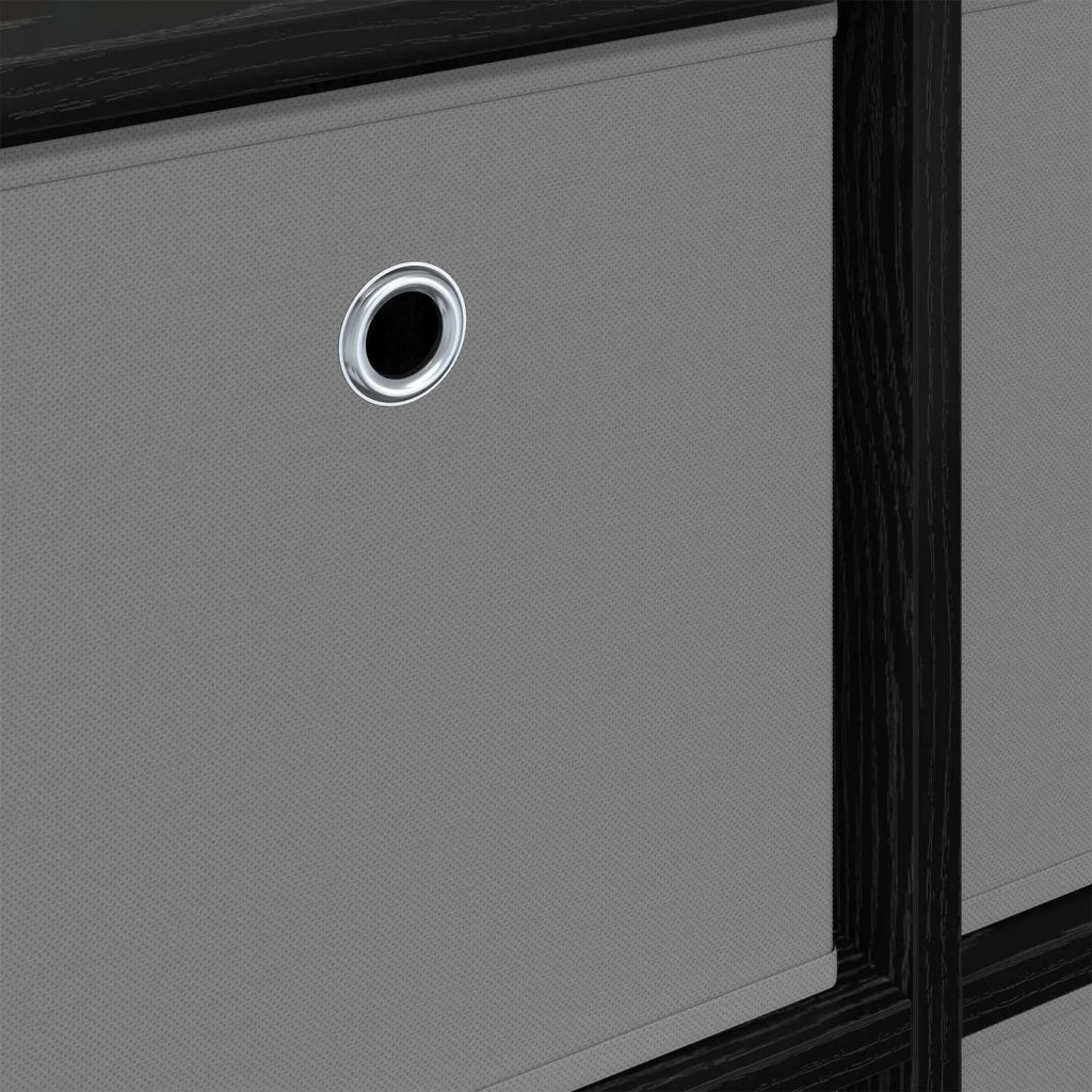 Credenza con cassetto Rovere Nero 59,5 x 27 x 57 cm 8000533