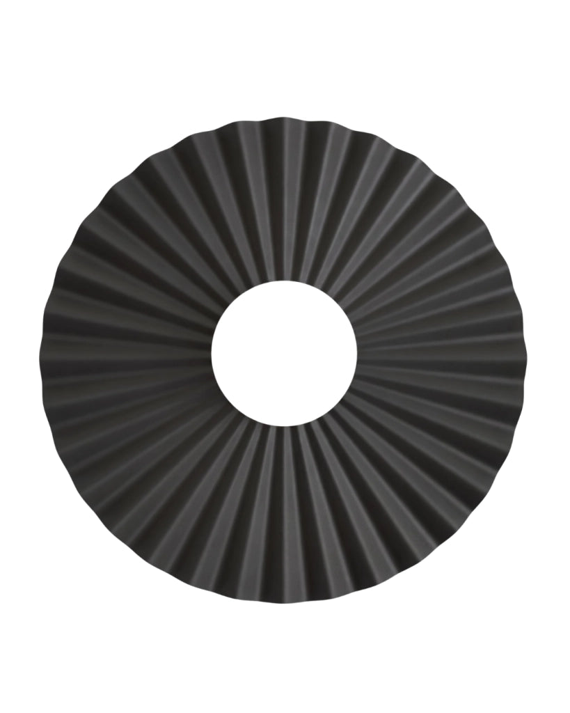 Applique da parete nera ondulata UMBRA Emibig 1xG9 8W