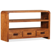 Mobile Porta TV-Mobile per TV-Credenza TV in Legno Massello di Acacia 90x30x55 cm